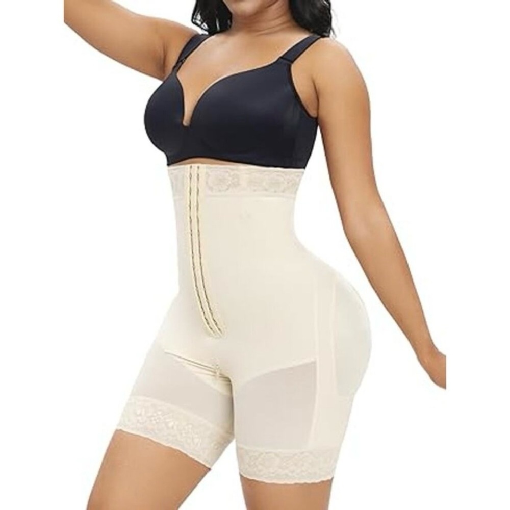 YIANNA Shapewear Faja Waist Trainer Tummy Control Butt Lifter Shorts Size XL